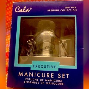 Cala 8pc Manicure Set- Nail Clippers, Cuticle Trimmer & More NWT
Including Case